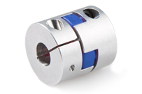 Curved Jaw Coupling with Blue Element Curved Jaw Coupling with Blue Element