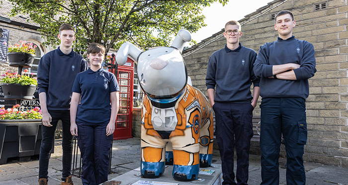 Reliance Sponsor Snowdog as part of Snowdogs Support Life, Kirklees Art Trail