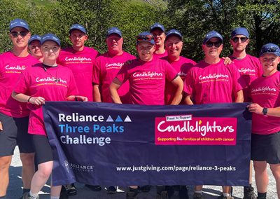 Reliance Employees Raise over £7500 for Candlelighters